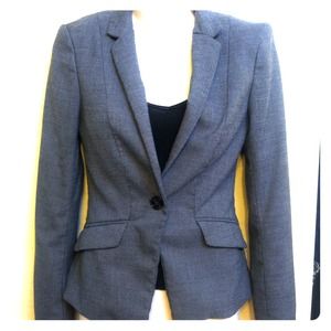 Fitted Grey Blazer