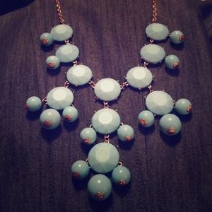 JCrew Turquoise bubble necklace