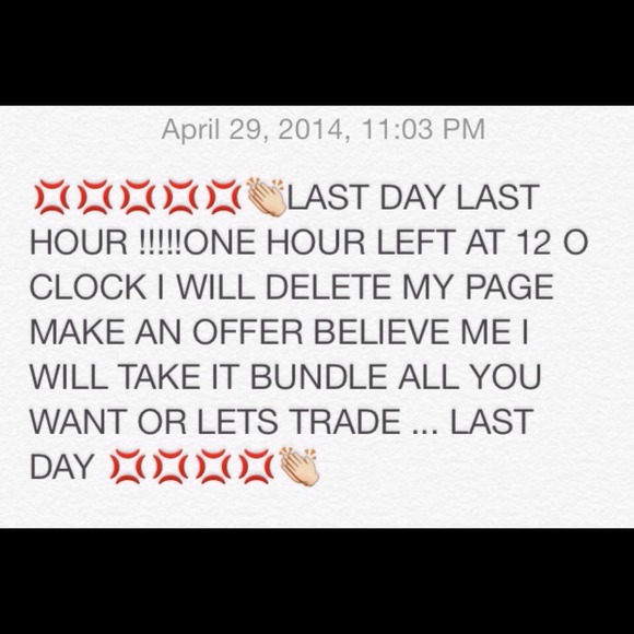 💢💢💢👏👏LAST DAY LAST HOUR