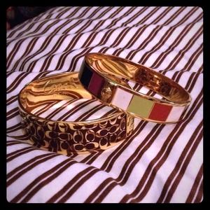 Reserved! 2 fabulous 100% Auth. Coach bangles!