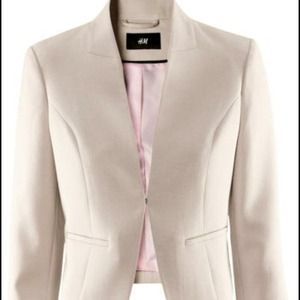 H&M Off White Blazer