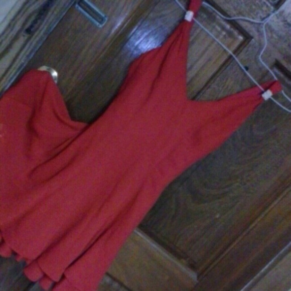 Red mini party dress!!