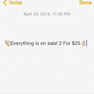 Anything in my closet!