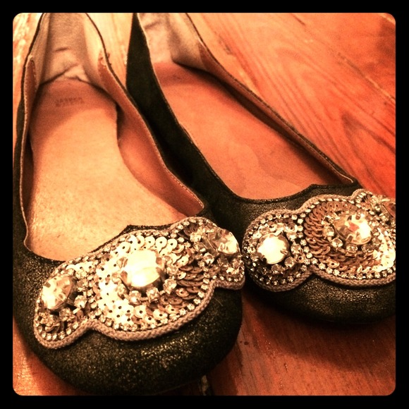 Anthropologie Jasper & Jeera Gem Flats
