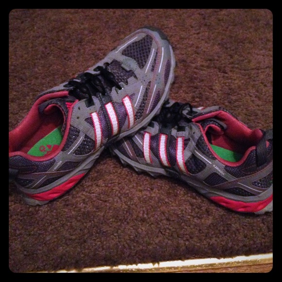 Adidas running shoes. worn once.Great condition