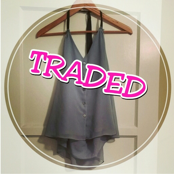 TRADED!!! Wink Layered Open Back Top. Size M.