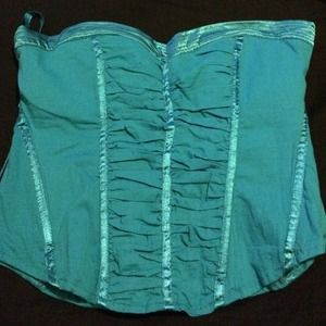 Turquoise corset