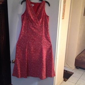 Red & white JG Hook dress