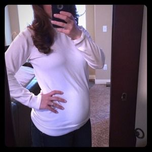 ❎Sold in bundle❎  GAP MATERNITY white turtleneck