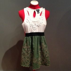 * SOLD* Vintage inspired razor-back mini dress