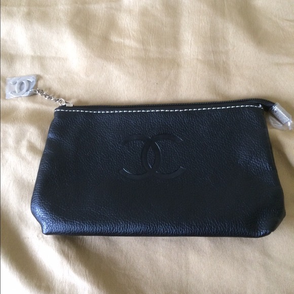 Black makeup bag