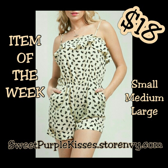 Terrier Print Romper - Picture 1 of 1