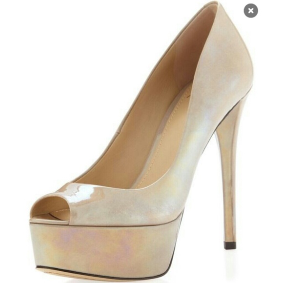 Brian Atwood Bambola nude pearl shoes pumps heels