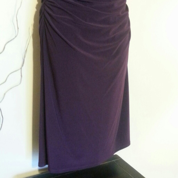 SOLD-Ralph Lauren drape neck dress - Picture 3 of 4