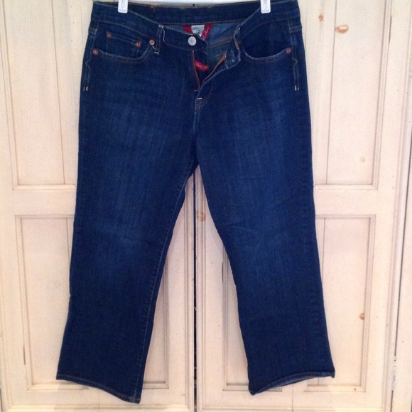 Lucky brand cropped jeans, size 12/31