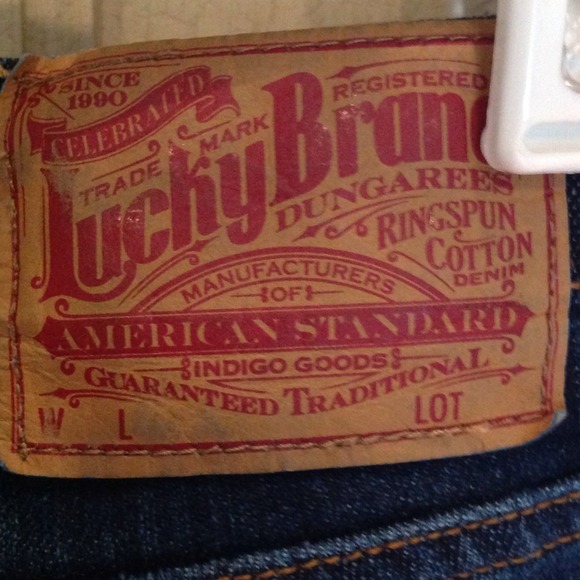 Lucky brand cropped jeans, size 12/31