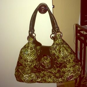 Green handbag