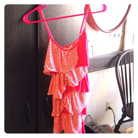 Striped spaghetti top