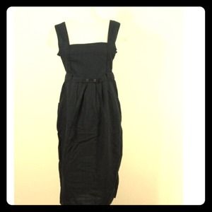 Linen dress from Anthropologie