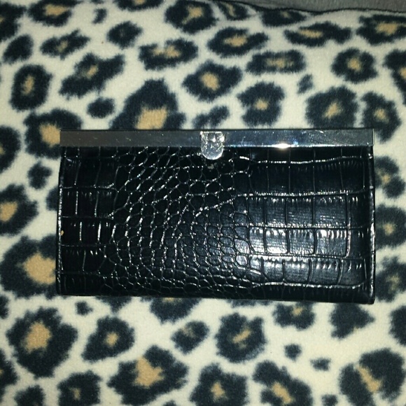 Black Snake Skin Wallet