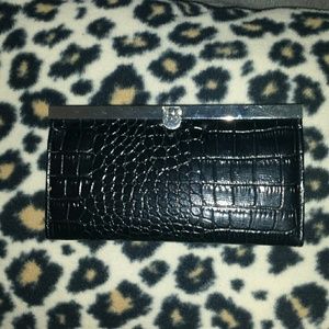 Black Snake Skin Wallet