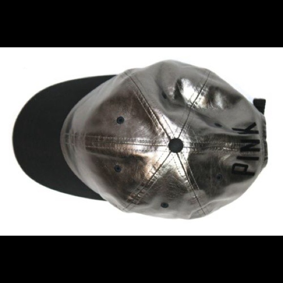 VS PINK METALLIC BALL CAP.