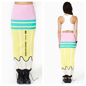 Gerlan Jeans X Joyrich Pencil Maxi Skirt