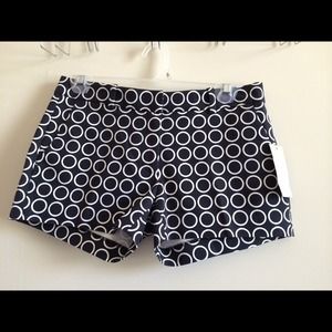 Michael Kors navy and white shorts