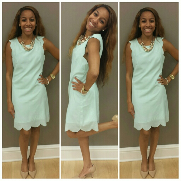 Light blue business dress *SOLD*