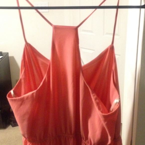 Peach chiffon dress - Picture 4 of 4