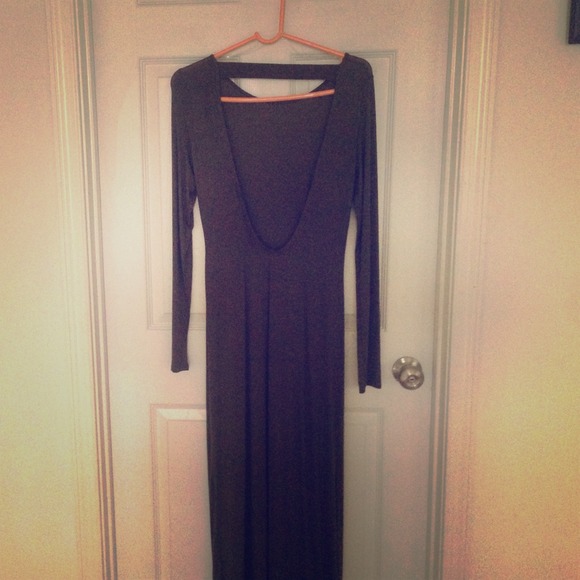 Olive maxi dress