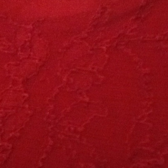 Red embossed design top - Picture 2 of 2