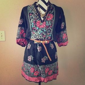 Angie floral embellished top