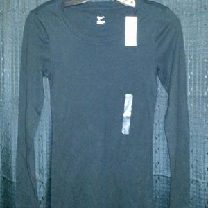 Gap supersoft black long sleeve shirt