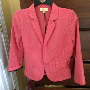 Never worn cute pink blazer!