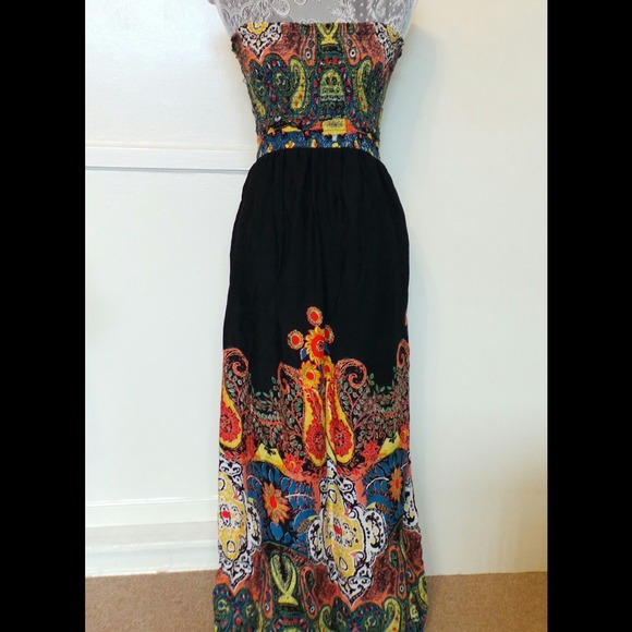 Tube-top summer dress paisley. Size Small/0. NWOT