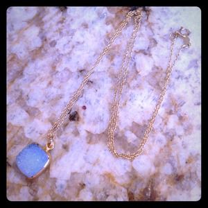 14 karat Gold Treisi Druzy Necklace