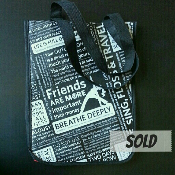 Lululemon shopping bag black manifesto - Picture 1 of 2