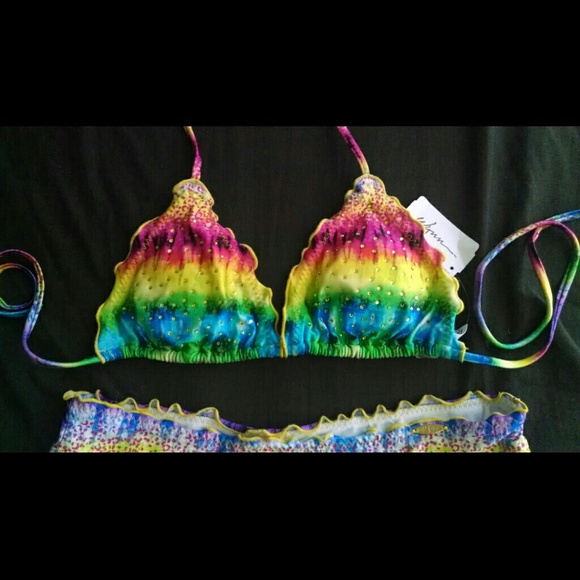 Luli fama bikini groovy baby new!!! Small - Picture 3 of 4