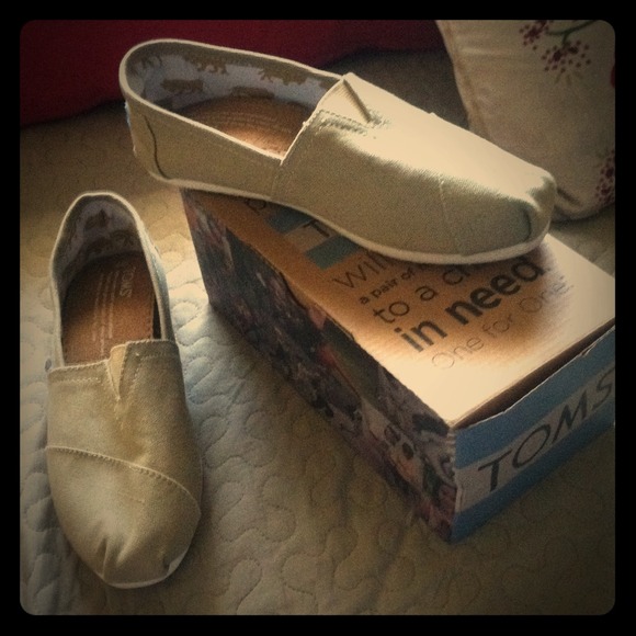 Brand new Toms size 8