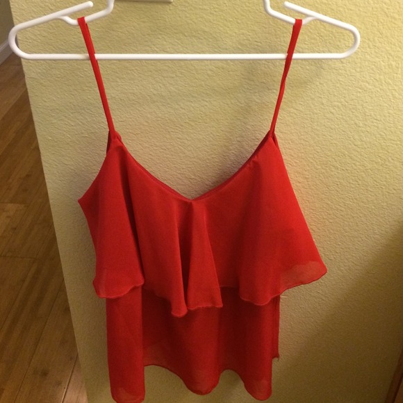 Red blouse/tank top