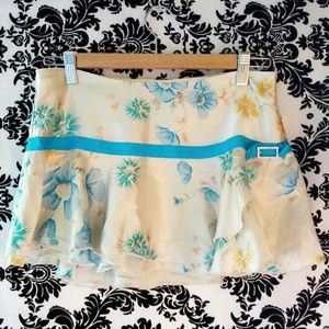 Rare Abercrombie 100% silk spring skirt