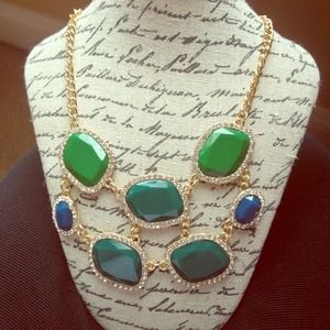 🌷🌷Green & Blue stone necklace 🌷🌷