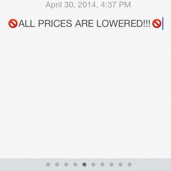 PRICES ARE LOWERED!!