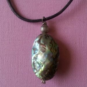 Beautiful mother of pearl shell necklace