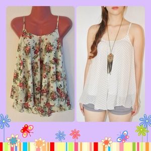 ❗️FINAL CUT❗️Floral High Low Top