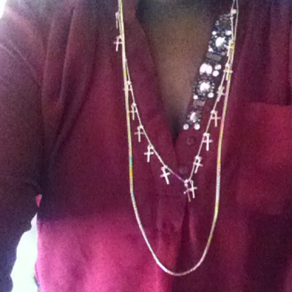 Long cross necklace - Picture 1 of 2