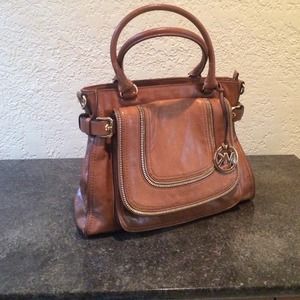 Mk Brown Leather bag👈No trades