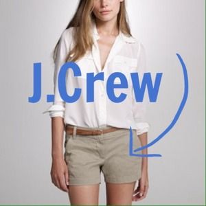 ❌SOLD IN BUNDLE!❌JCREW khaki color chino shorts