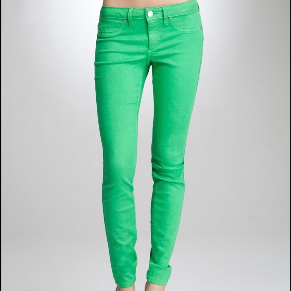 Green ankle jegging